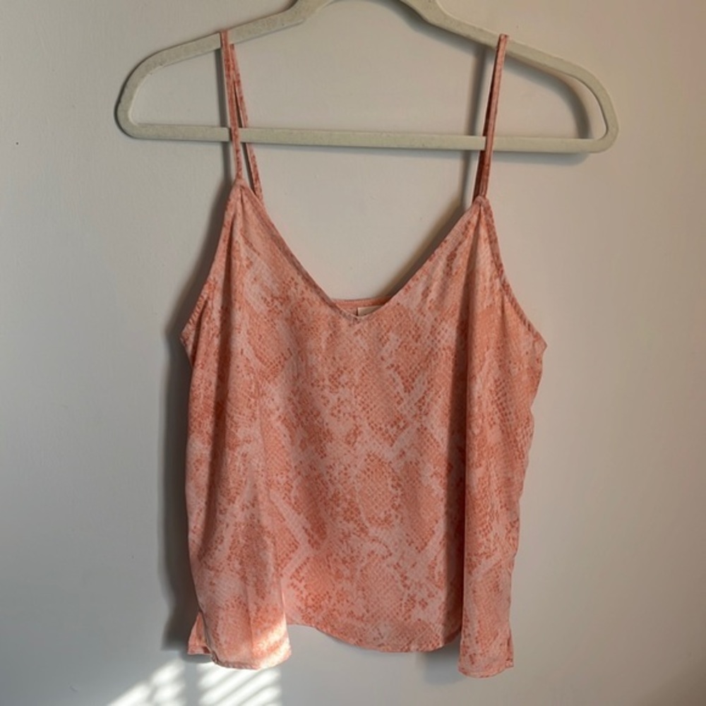 a new day pink snake print tank |‎ size XS